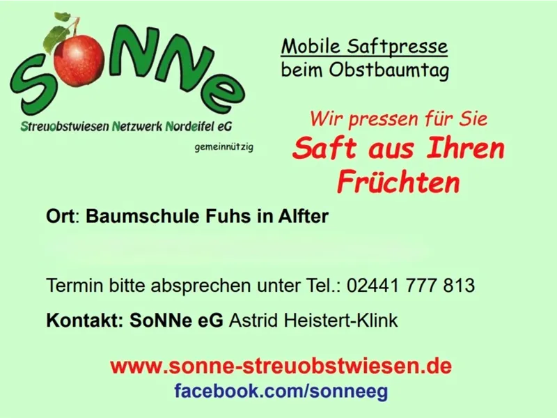 Mobile Saftpresse 
