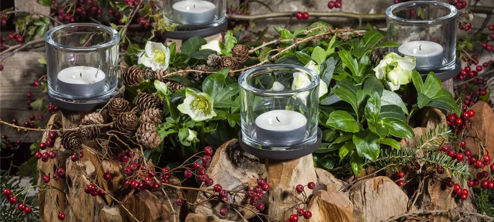 Adventskranz gestalten