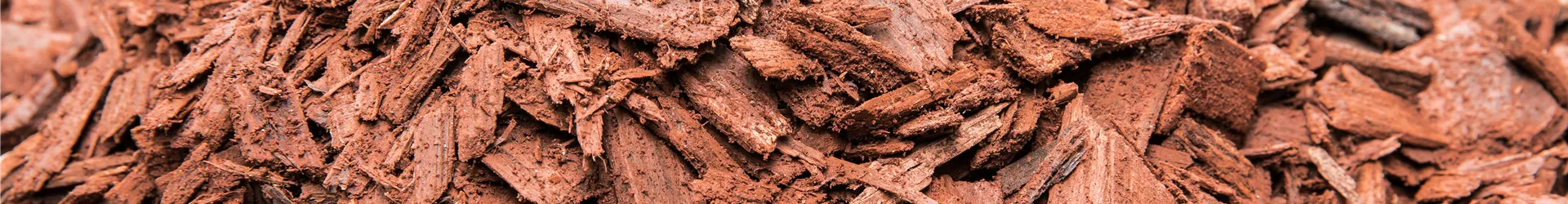 Farbiges Rindenmulch